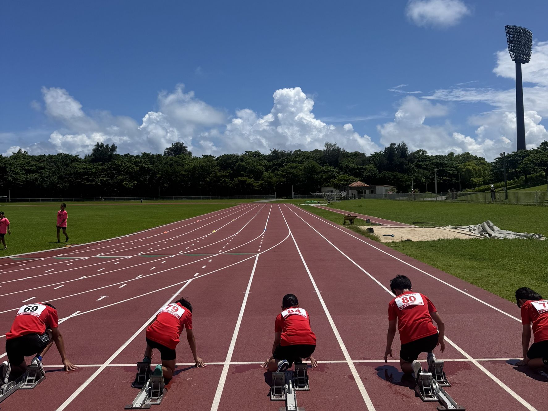 走るのは楽しい！